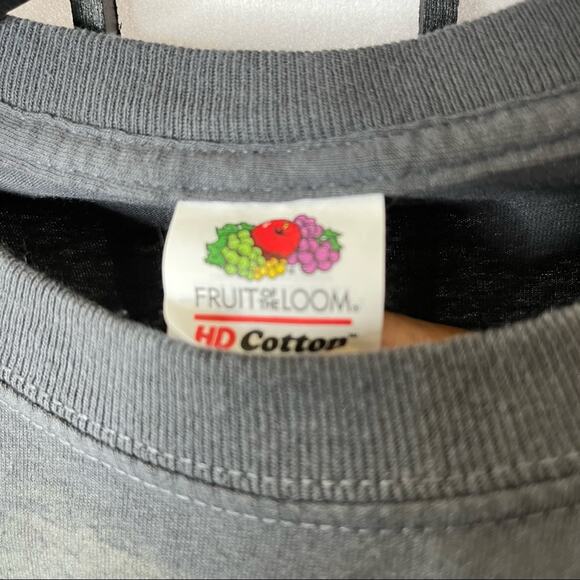 USA American Bald Eagle Flag Black Grey Graphic Men's T-Shirt Large - Picture 3 of 7